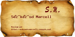Sükösd Marcell névjegykártya